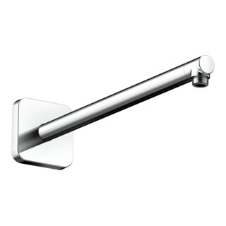hansgrohe Brausearm softsquare Axor 390mm, eckig, brushed black chrome