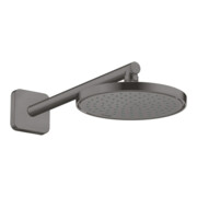 hansgrohe Brausearm softsquare Axor 390mm, eckig, brushed black chrome-2