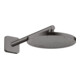 hansgrohe Brausearm softsquare Axor 390mm, eckig, brushed black chrome-4