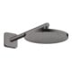 hansgrohe Brausearm softsquare Axor 390mm, eckig, brushed black chrome-5