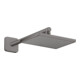 hansgrohe Brausearm softsquare Axor 390mm, eckig, brushed black chrome