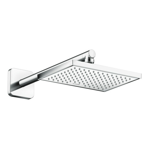 hansgrohe Brausearm softsquare Axor 390mm, eckig, chrom