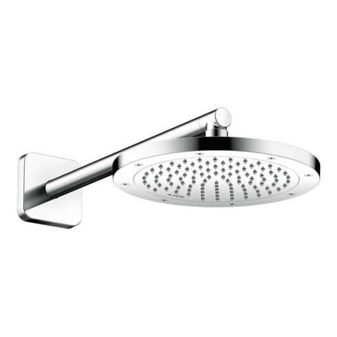 hansgrohe Brausearm softsquare Axor 390mm, eckig, chrom
