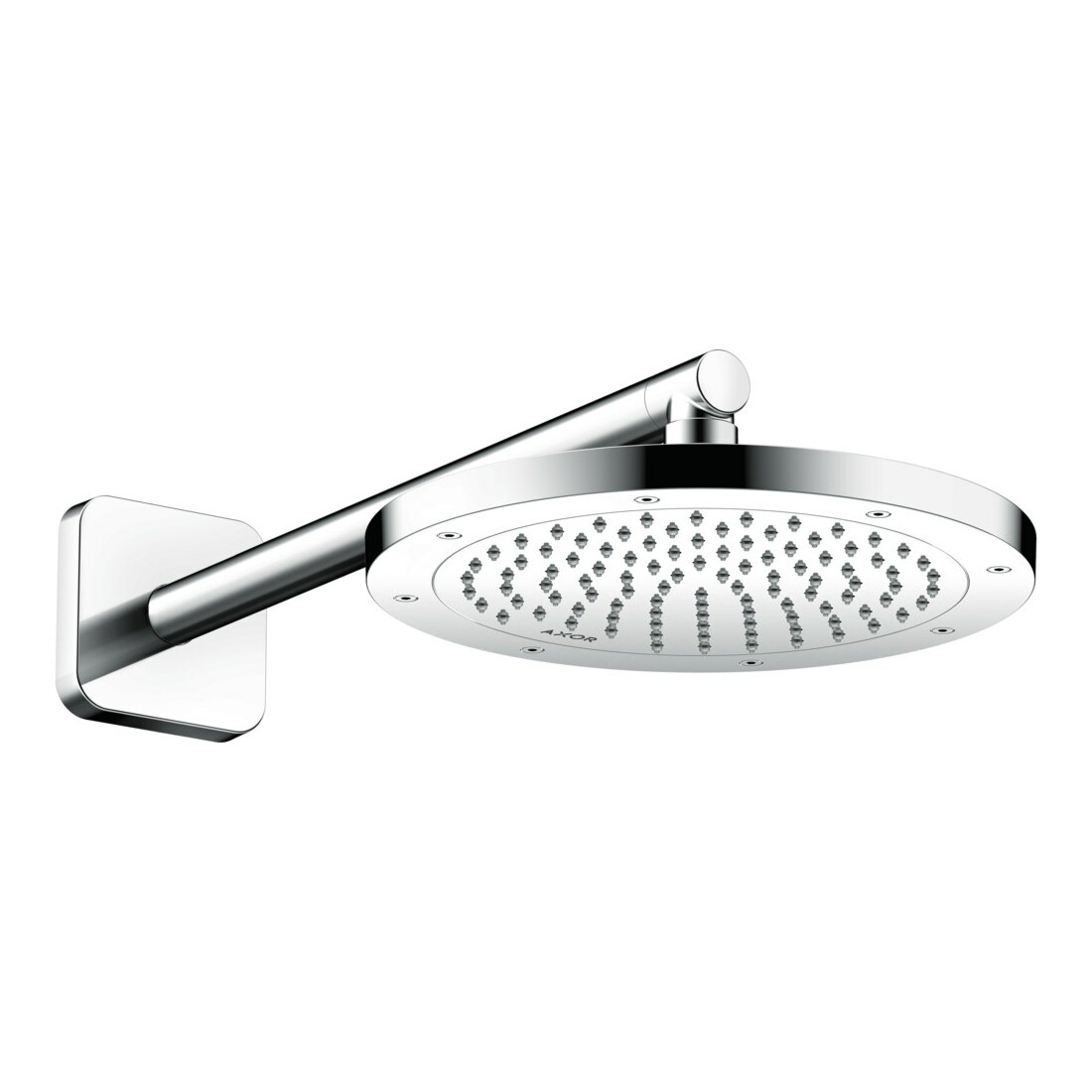 hansgrohe Brausearm softsquare Axor 390mm, eckig, chrom