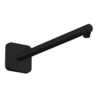 hansgrohe Brausearm softsquare Axor 390mm, eckig, mattschwarz