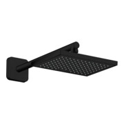 hansgrohe Brausearm softsquare Axor 390mm, eckig, mattschwarz-4