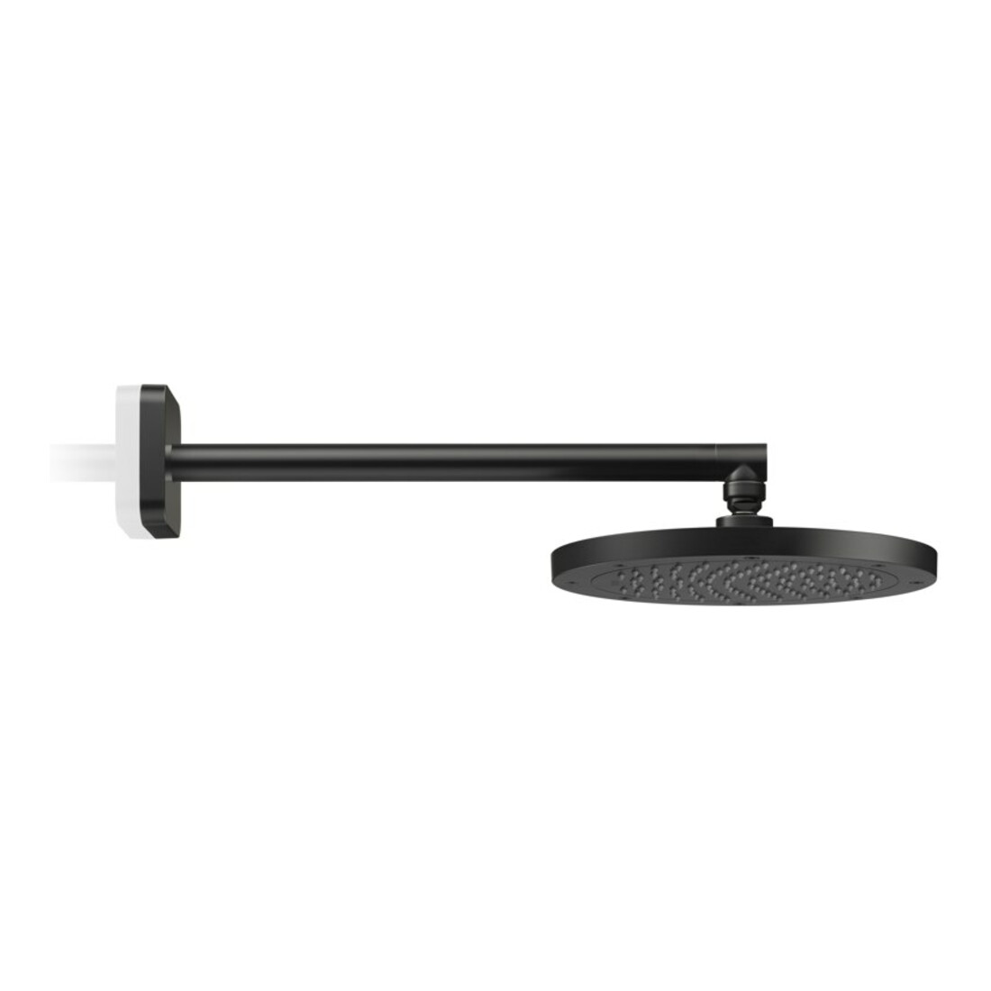 hansgrohe Brausearm softsquare Axor 390mm, eckig, mattschwarz