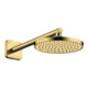 hansgrohe Brausearm softsquare Axor 390mm, eckig, polished gold optic-5