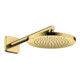 hansgrohe Brausearm softsquare Axor 390mm, eckig, polished gold optic