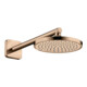 hansgrohe Brausearm softsquare Axor 390mm, eckig, polished red gold-4