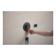 hansgrohe Brausehalter Porter Fine fest. Haltep., a Met., brush. bla chrome