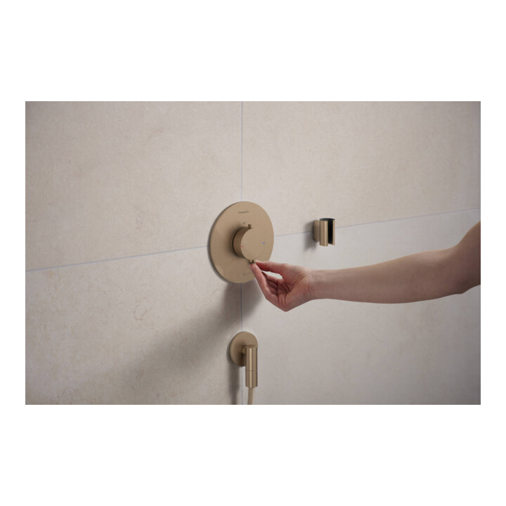 hansgrohe Brausehalter Porter Fine fest. Haltep., a Metall, brushed bronze