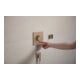 hansgrohe Brausehalter Porter Fine fest. Haltep., a Metall, brushed bronze