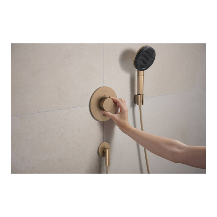 hansgrohe Brausehalter Porter Fine fest. Haltep., a Metall, brushed bronze
