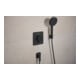 hansgrohe Brausehalter Porter Fine fest. Haltep., aus Metall, schwarz matt