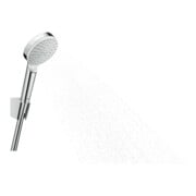 hansgrohe Brausehalter-Set Crometta EcoSmart 1250mm Schlauch, 9 l/min, weiß/chrom-3