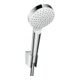 hansgrohe Brausehalter-Set Crometta EcoSmart 1600mm Schlauch, 9 l/min, weiß/chrom-1