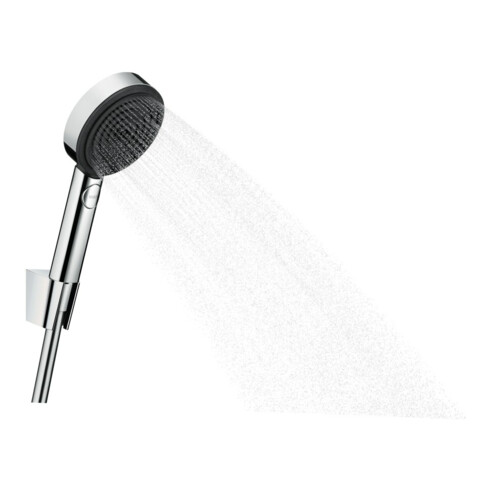 hansgrohe Brausehalter-Set Pulsify Sel. S 105 1250mm Schlauch, chrom, Relaxation, 3jet