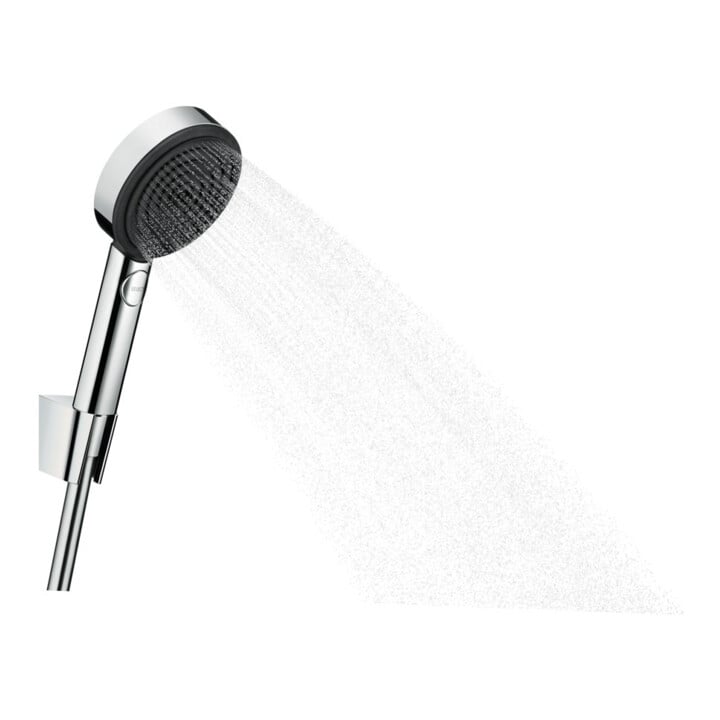 hansgrohe Brausehalter-Set Pulsify Sel. S 105 1250mm Schlauch, chrom, Relaxation, 3jet