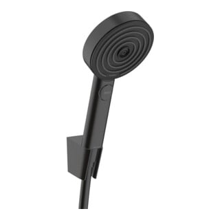 hansgrohe Brausehalter-Set Pulsify Sel. S 105 1250mm Schlauch, matt-sw, Relaxat, 3jet