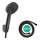 hansgrohe Brausehalter-Set Pulsify Sel. S 105 1600mm Schlauch, matt-sw, Relaxat, 3jet-4