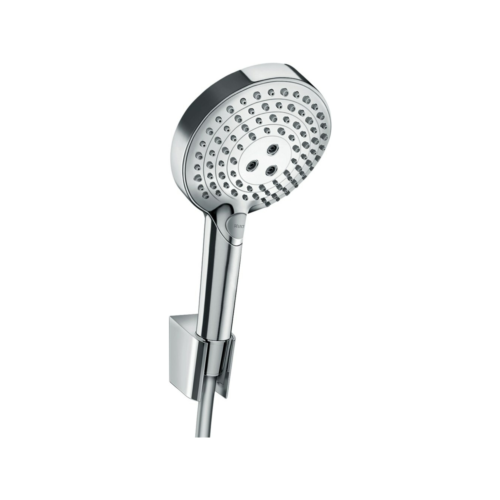 hansgrohe Brausehalter-Set Raindance Select S 1600mm Brauseschlauch, 3jet, chrom