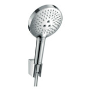 hansgrohe Brausehalter-Set Raindance Select S 1600mm Brauseschlauch, chrom, 3jet-1