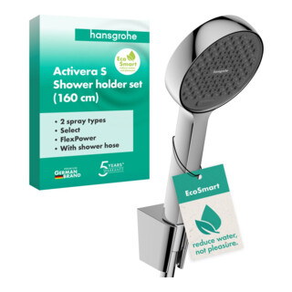 hansgrohe Brausehalterset ACT Select S 2jet Ø 95mm B.Schl. 1600mm ch