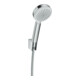 hansgrohe Brausehalterset Croma Select E 1600mm Brauseschlauch, 1jet, weiß/chrom