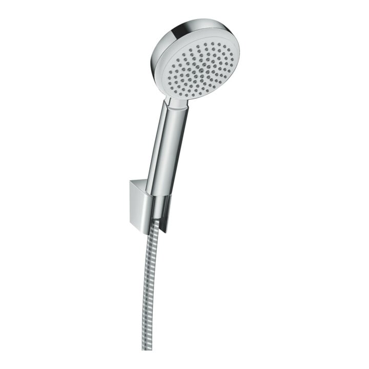 hansgrohe Brausehalterset Croma Select E 1600mm Brauseschlauch, 1jet, weiß/chrom