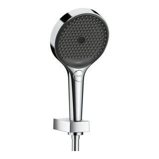 hansgrohe Brausehalterset Rainfinity 130 130mm Kopf, 3jet, 1600mm Schlauch, chrom