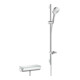 hansgrohe Barre de douche Raindance Sel. E 120 1008 mm, blanc/verre clair, avec thermostat-1