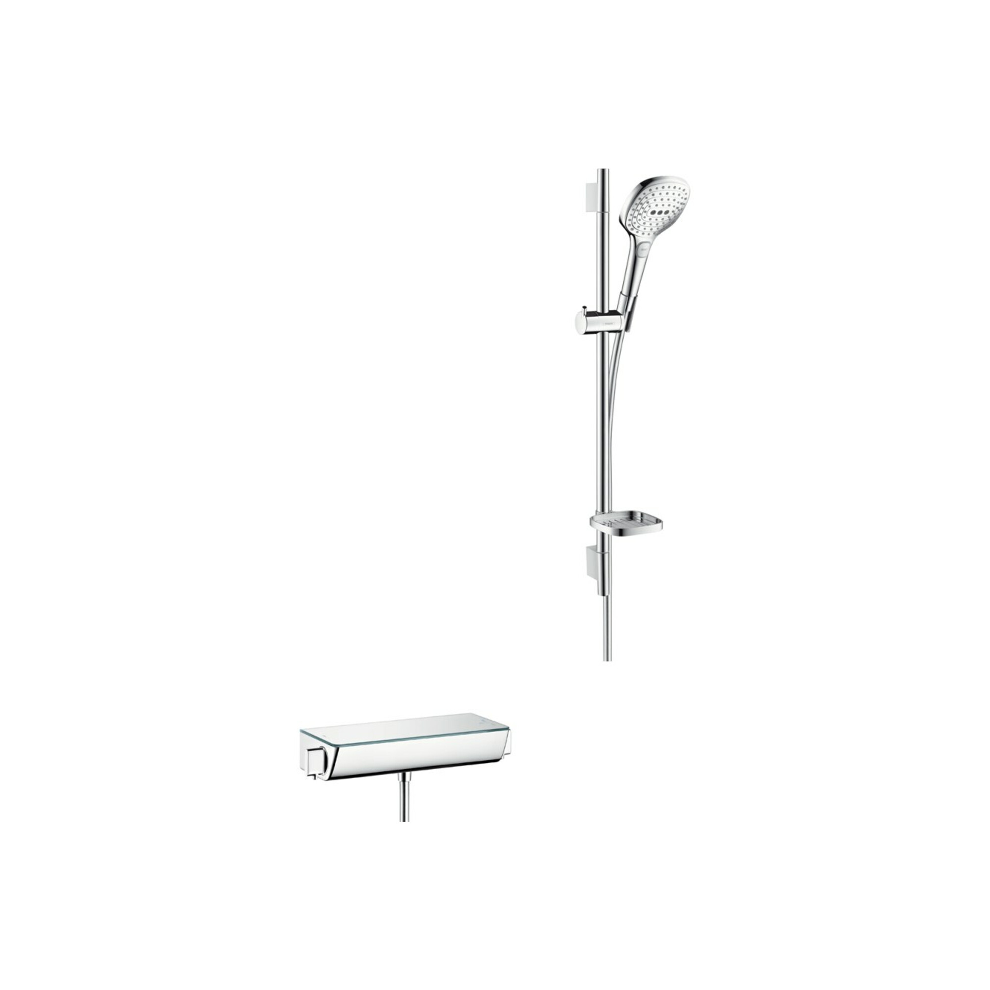 hansgrohe Brauses Raindance Sel. E 120 718mm Brausestange, chrom, mit Thermostat