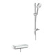 hansgrohe Brauses Raindance Sel. E 120 718mm Brausestange, we/vc, mit Thermostat-1