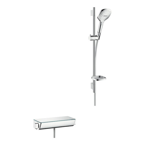 hansgrohe Brauses Raindance Sel. E 120 718mm Brausestange, we/vc, mit Thermostat