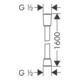 hansgrohe Brauseschlauch ISIFLEX 1600 mm edelmessing-4