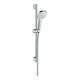 hansgrohe Brause-Set Croma Select E Vario 669mm Brausestange, chrom/weiß-1
