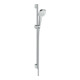 hansgrohe B-S Croma Sel. E Var. EcoSm. 959mm Brausestange, 9 l/min, weiß/chrom-1