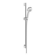 hansgrohe Brauseset CROMETTA 100 MULTI Brausestange Unica´Croma 900 mm weiß/chrom-1