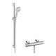 hansgrohe Brauseset CROMETTA 100 VARIO Brausestange 900 mm weiß/chrom-1