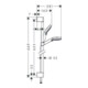 hansgrohe Brauseset CROMETTA VARIO 650 mm weiß/chrom-5