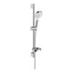 hansgrohe Brause-Set Crometta 669mm Brausestange, weiß/chrom-1