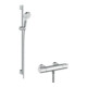 hansgrohe Brauseset ECOSTAT 1001 CL COMBI CROMETTA Brausestange 900 mm weiß/chrom-1