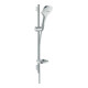 hansgrohe Brause-Set Raindance Select E 120 718mm Brausestange, weiß/chrom, 3jet-1