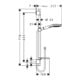 hansgrohe Brauseset SELECT E 120 3jet RAINDANCE Brausestange Unica´S Puro 650 mm weiß/chrom-4