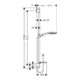 hansgrohe Brauseset SELECT E 150 3jet RAINDANCE Brausestange Unica'S Puro 900 mm chrom-1