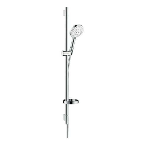 hansgrohe Brause-Set Raindance Select S 120 1008mm Brausestange, weiß/chrom, 3jet