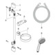hansgrohe Brauseset VARIO CROMA 100 Brausestange Unica´C 900 mm chrom-5