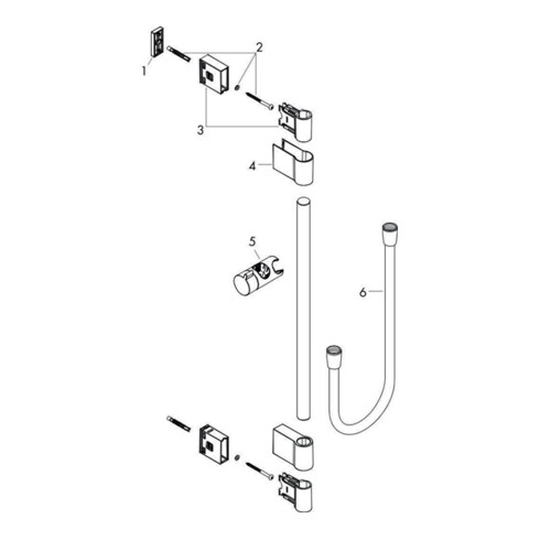 hansgrohe Brausestange UNICA´ VARIA 1050 mm chrom