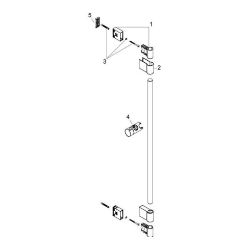 hansgrohe Brausestange UNICA´ VARIA 720 mm chrom